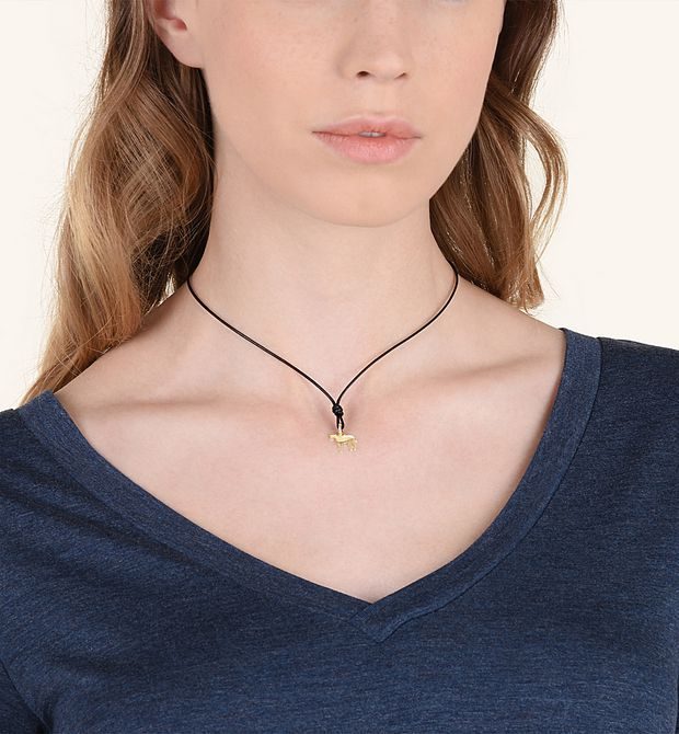 Dodo Horse Charm 18kt Yellow Gold