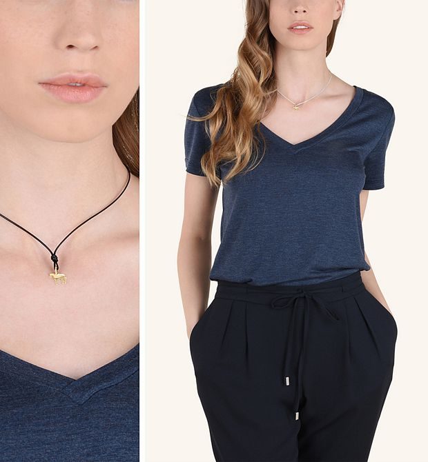 Dodo Horse Charm 18kt Yellow Gold