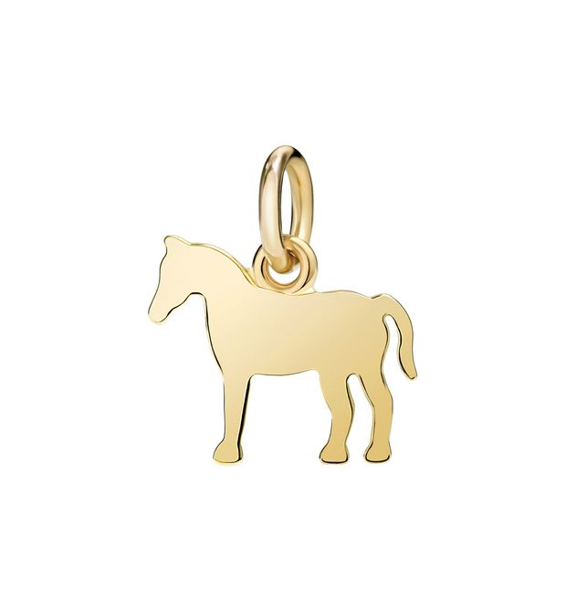 Dodo Horse Charm 18kt Yellow Gold