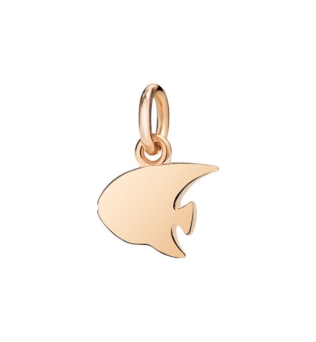 Dodo Angel Fish Charm 9kt Rose Gold