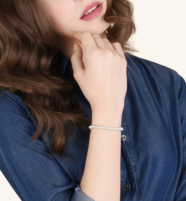 Dodo Bracciale Rondelle Argento