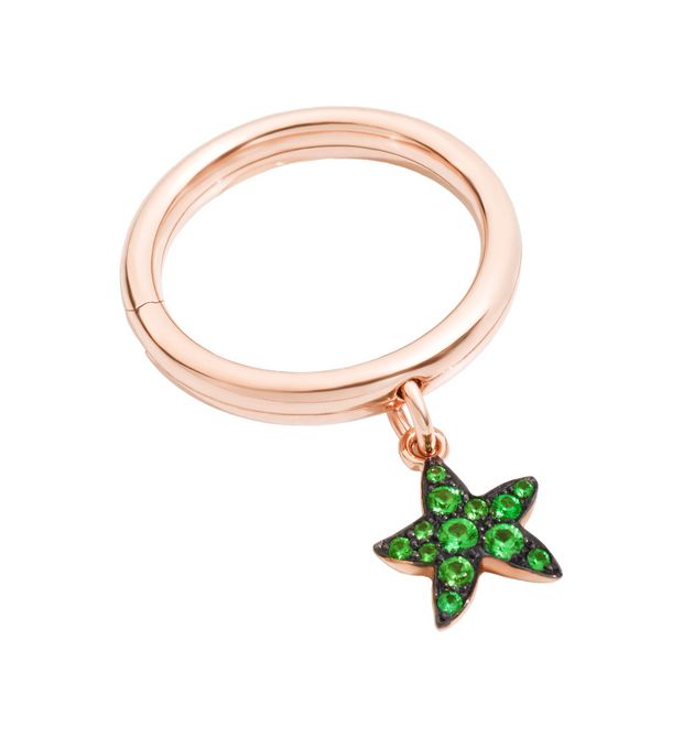 Dodo Anello Brisé Con Foro Per CIondolo Oro Rosa 9kt