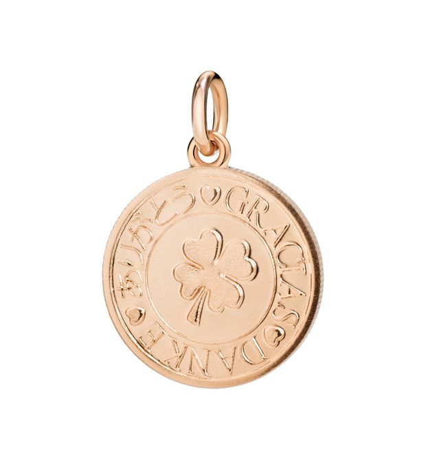 Dodo Coin Charm 9kt Rose Gold