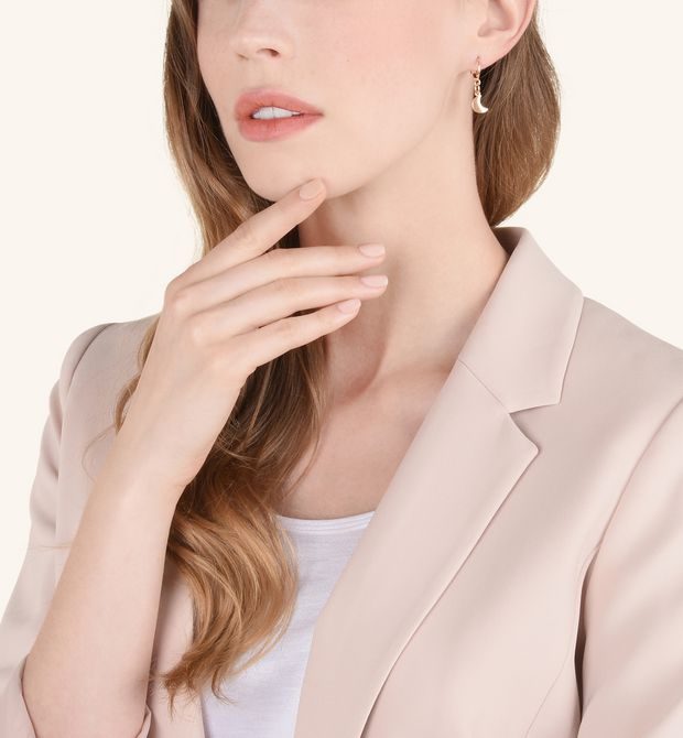 Dodo Orecchino A Cerchio Piccolo Oro Rosa 9kt