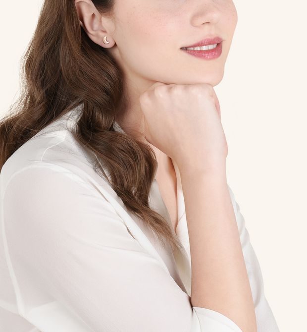 Dodo Moon Earring 9kt Rose Gold