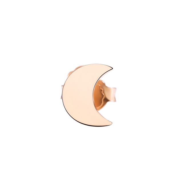 Dodo Moon Earring 9kt Rose Gold