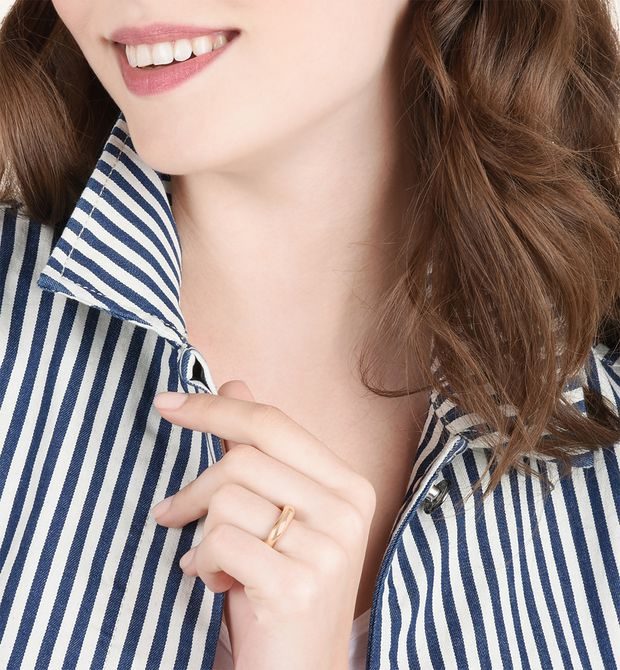 Dodo Irregular Ring 9kt Rose Gold