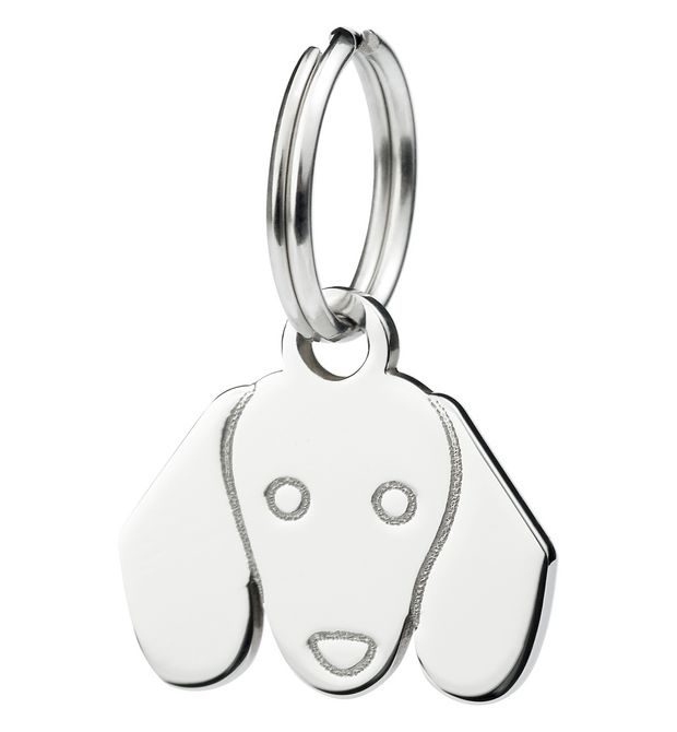 Dodo Dachshund Charm 9kt Rose Gold