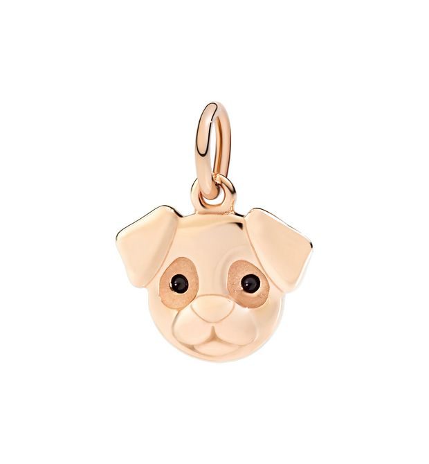 Dodo Pug Charm 9kt Rose Gold