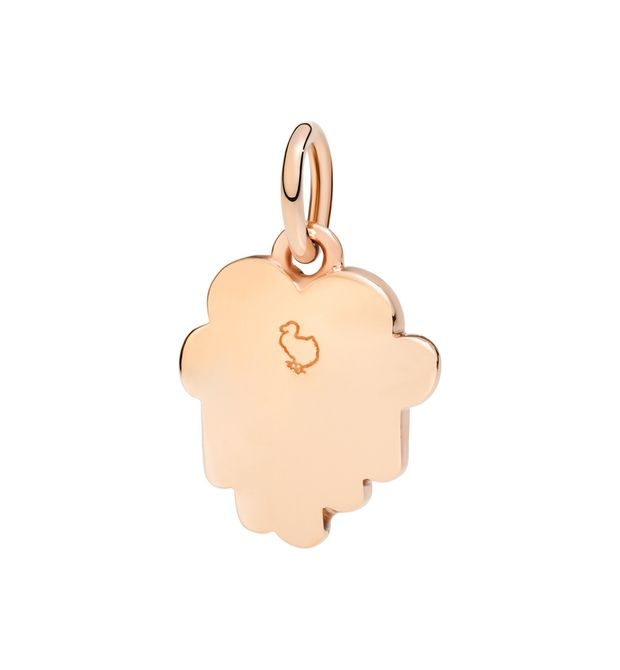 Dodo Rainbow Charm 9kt Rose Gold and Enamel