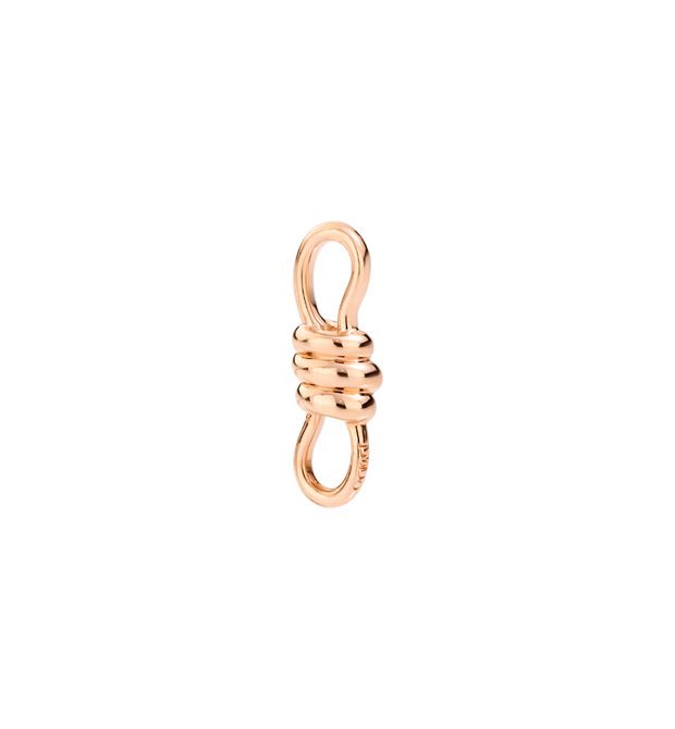 Dodo Knot Charm 9kt Rose Gold
