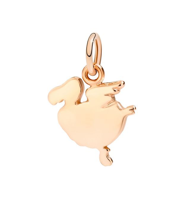 Dodo Flying Dodo Charm 9kt Rose Gold