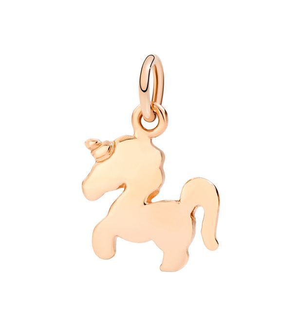 Dodo Unicorn Charm 9kt Rose Gold
