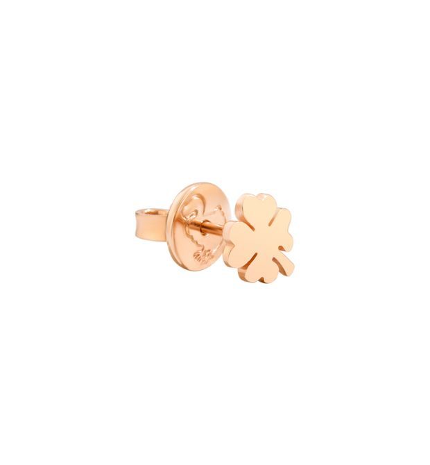 Dodo Mini Four-Leaf Clover Earring in 9kt Rose Gold