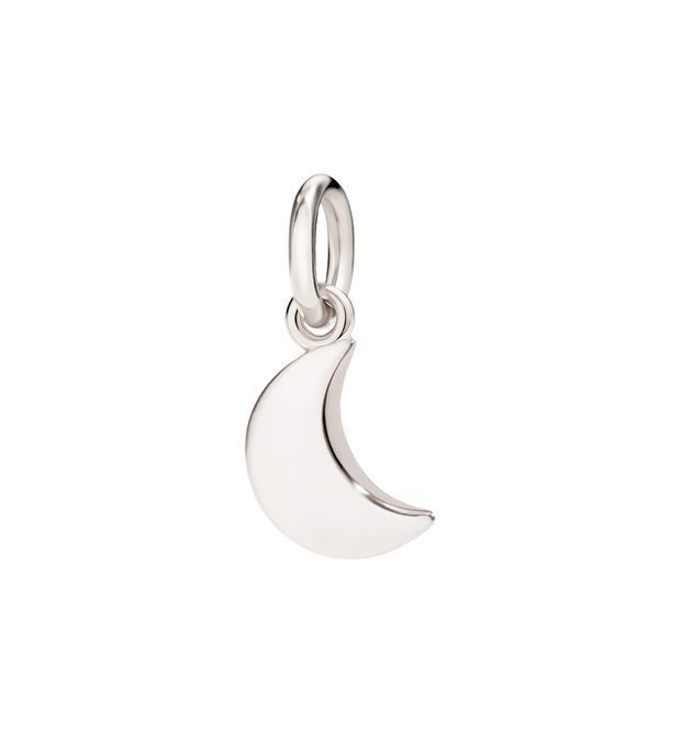 Dodo Moon Charm 18kt White Gold