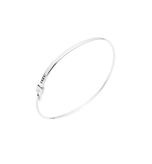 Dodo Bracciale Bangle Argento Con Stopper