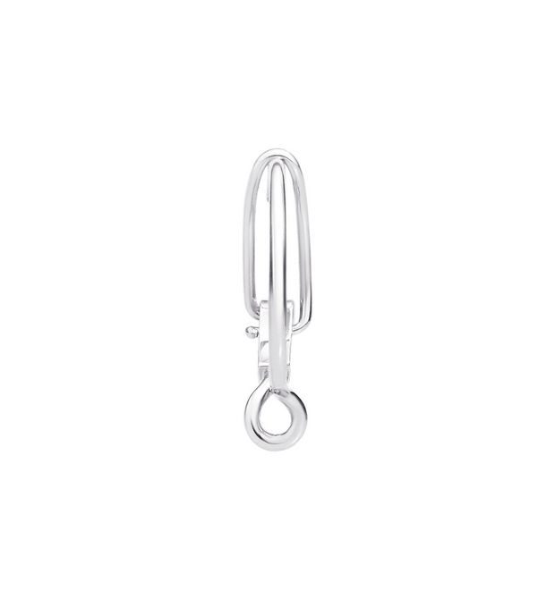 Dodo 18kt White Gold Hoop Earring