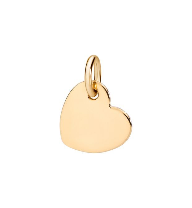Dodo Heart Charm 18kt Yellow Gold