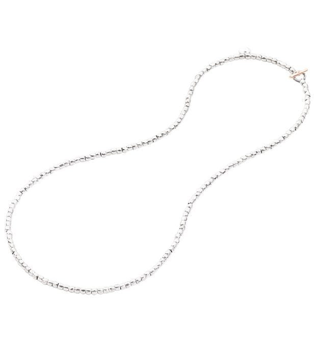 Dodo Collana Mini Granelli Argento