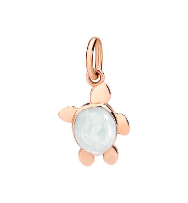 Dodo Turtle Charm 9kt Rose Gold