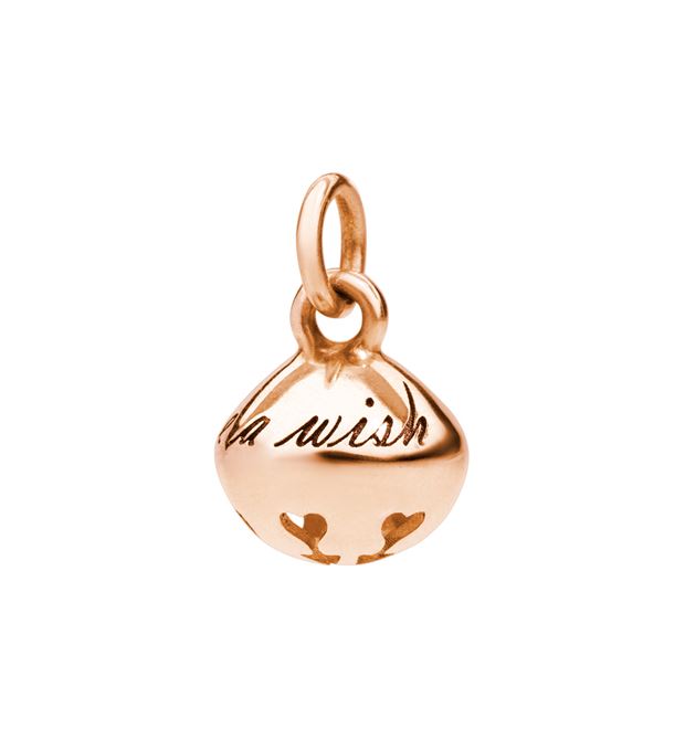 Dodo Bell Charm Rose Gold