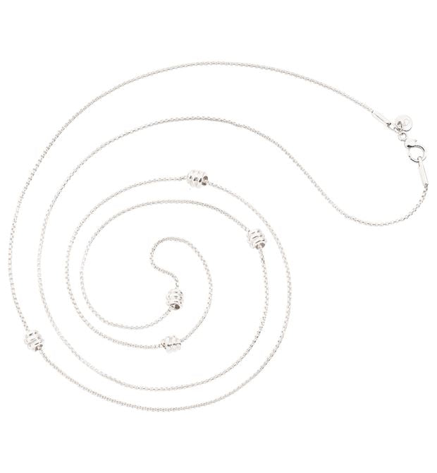 Dodo Silver Knot Necklace 80 cm
