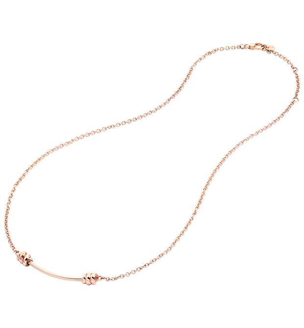 Dodo Knot Necklace 9kt Rose Gold