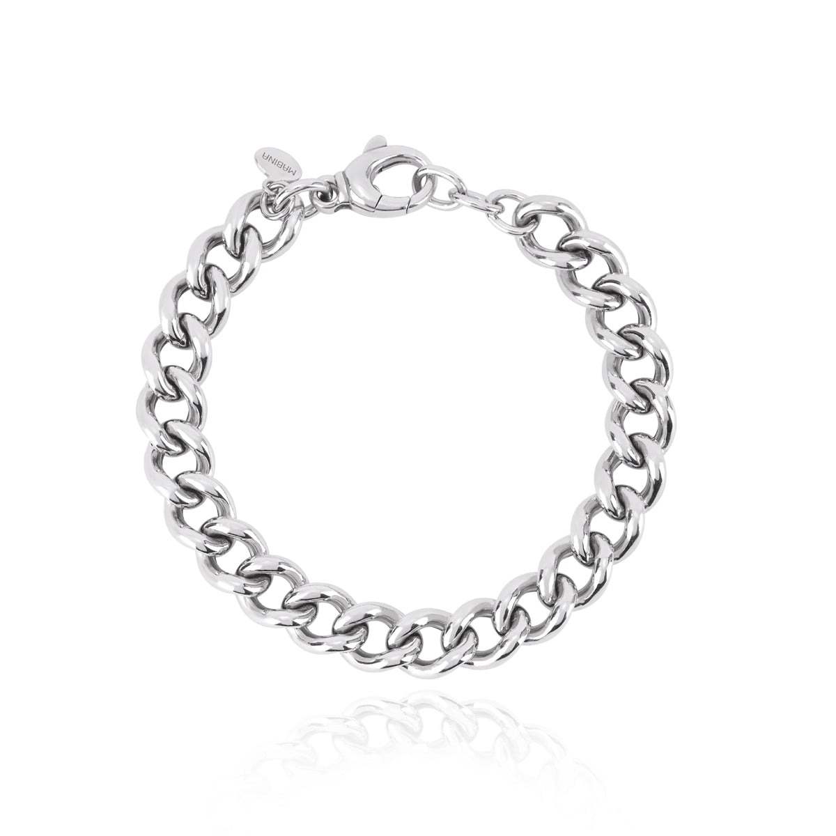 Maiocchi Silver Bracciale Maglia Groumette Argento