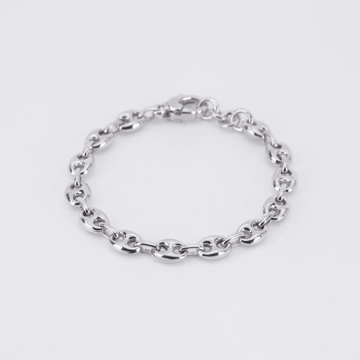 Maiocchi Silver Bracciale Maglia Marina Argento