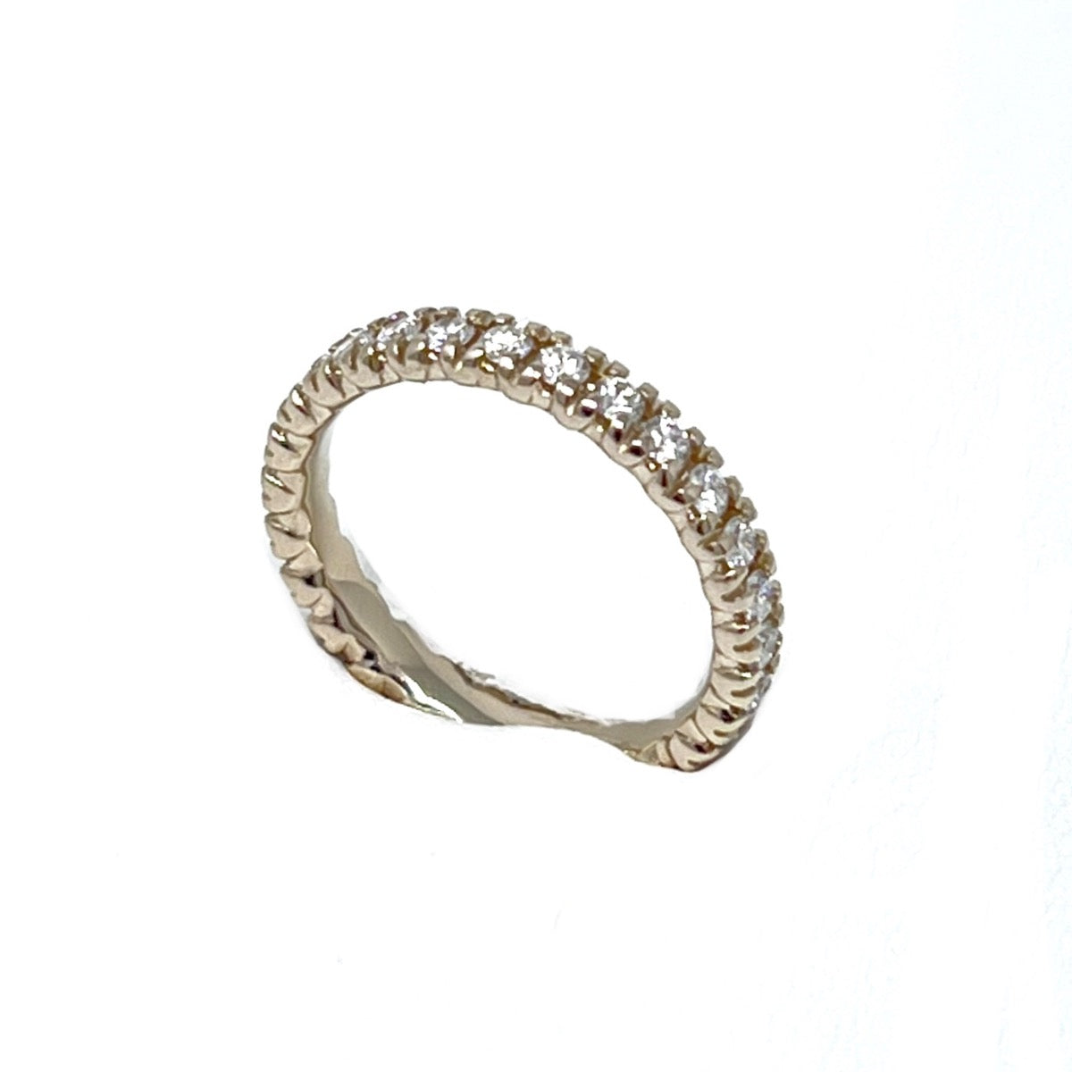 Polello 3294 Band Ring in Rose Gold and Diamonds ct 0.95