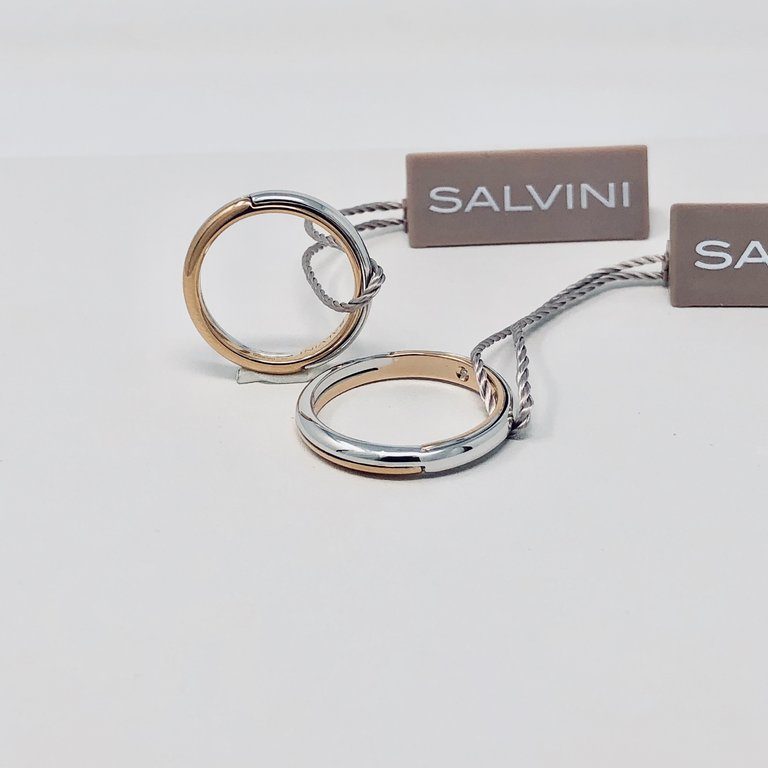Salvini Alchemy Wedding Rings mm 3.50 B