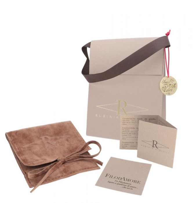 9KT ROSE GOLD CUPID BRACELET WITH 925 SILVER PEBBLE