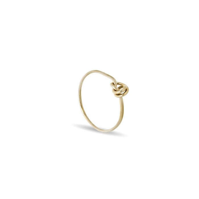 ANELLO CUPIDO IN ORO GIALLO 9KT CON NODINO