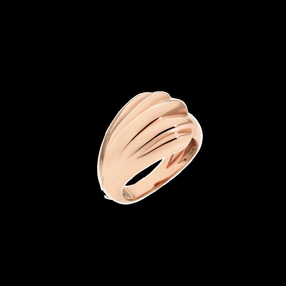 Queriot Galvanic Shell Ring Rose Gold