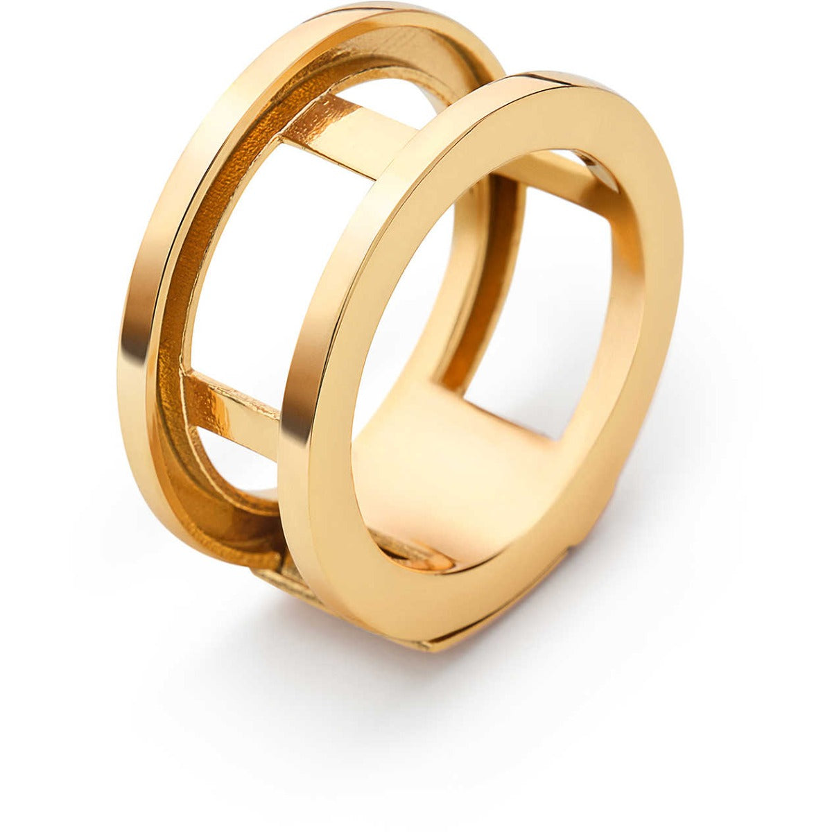 Eleonora Giordani Shooting Star ring in golden silver