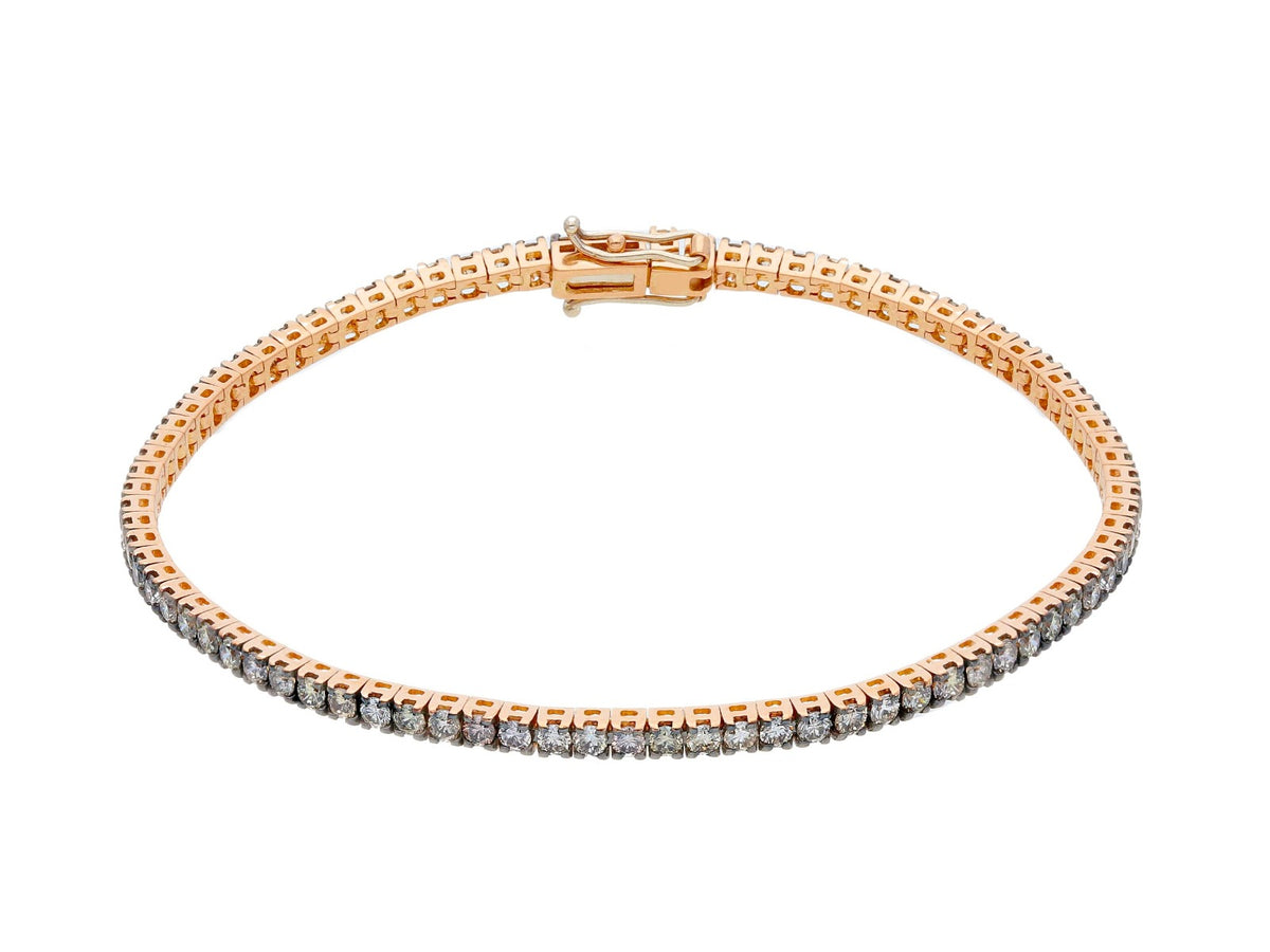 Maiocchi Milano Bracciale Tennis Diamanti Brown ct. 2,60