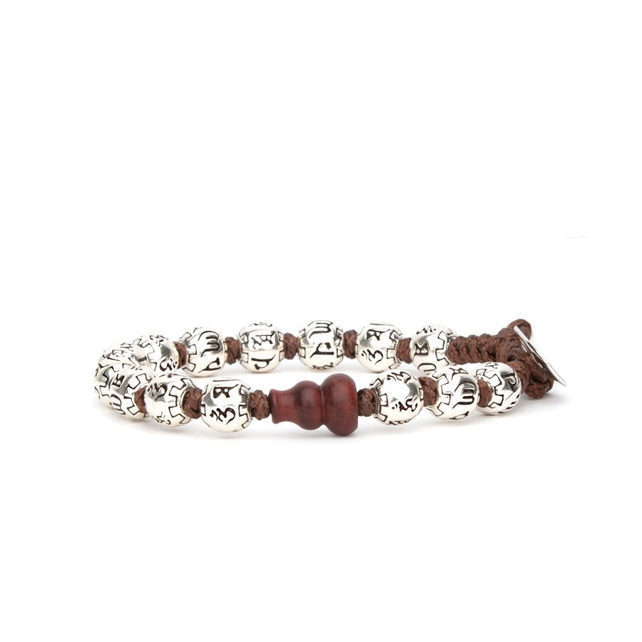 Tamashii Silver Prayer Wheel Bracelet 8 mm BHS924-S8