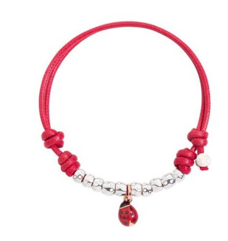 Dodo Bracciale Cordino Coccinella