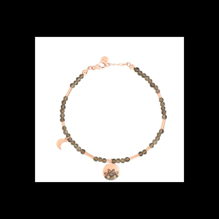 Dodo moon & sun bracelet in 9K rose gold