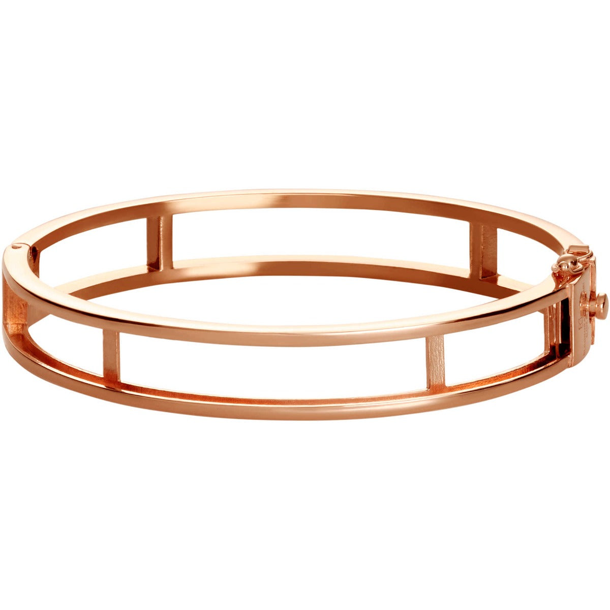Eleonora Giordani Rigid pink silver bracelet