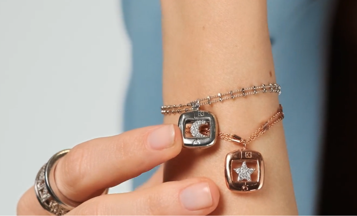 Eleonora Giordani Lettera Argento rodiato B