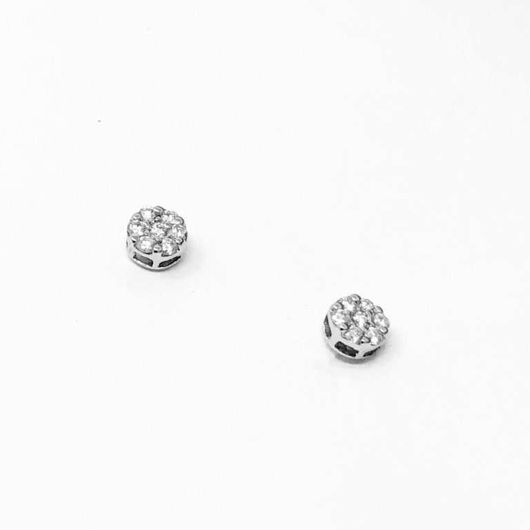 Maiocchi Milano Orecchini Punti Luce con Diamanti ct 0,12 G VS