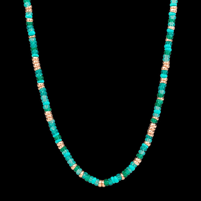 Dodo Rondelle Necklace Gold Silver DCC2007_RONDE_VERAG
