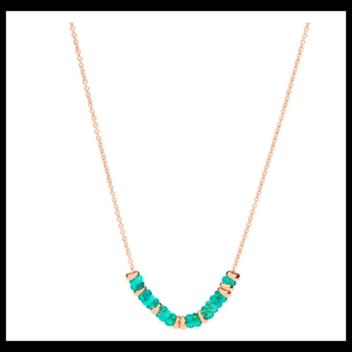Dodo Rondelle Necklace Gold Silver DCC2008-RONDE-VERAG