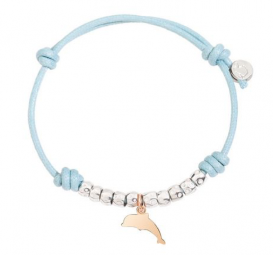 Dodo Dolphin beads cord bracelet