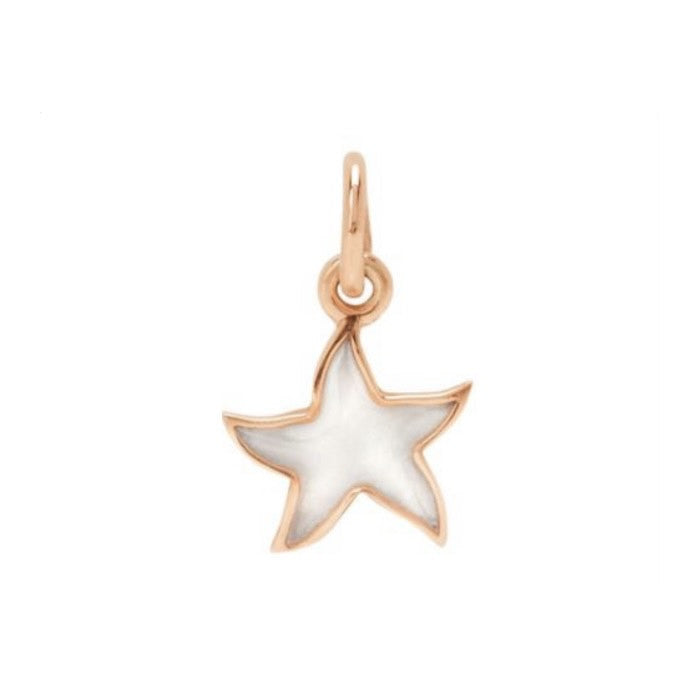 Dodo Star Pendant in 9k Rose Gold with Mother of Pearl effect