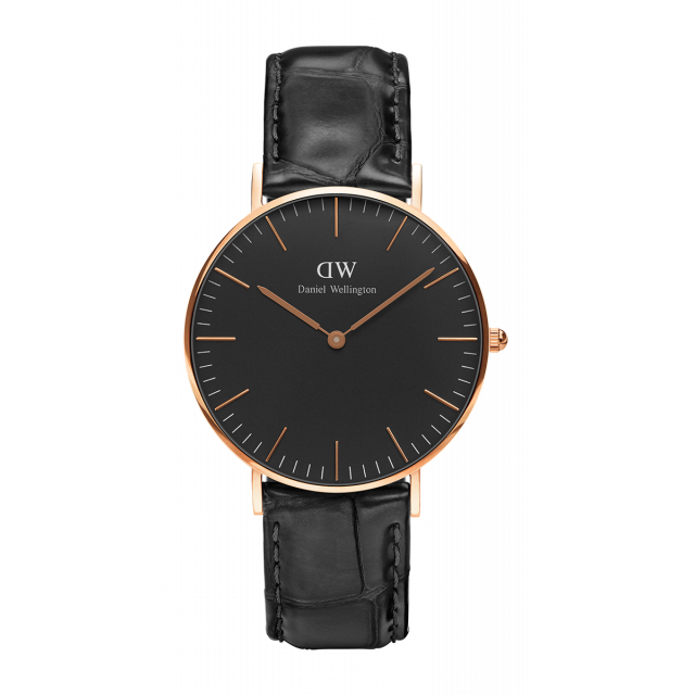 Daniel Wellington Classic Black Reading 36 Rose Gold DW00100141