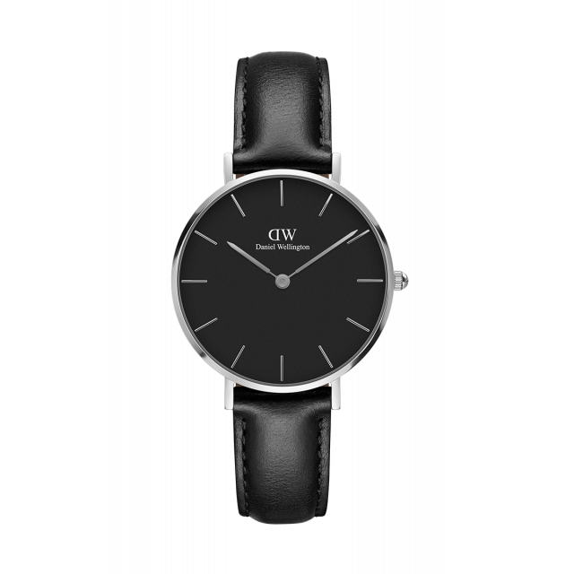 Daniel Wellington Petite Sheffield Silver 32 Black