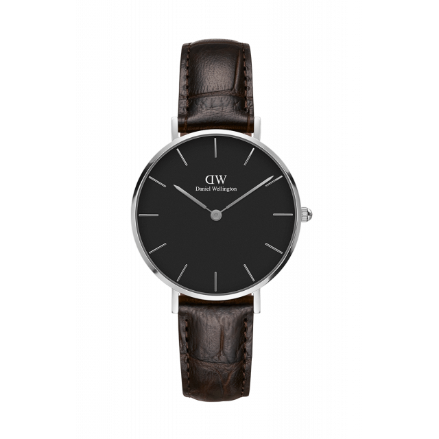 Daniel Wellington Petite York Silver 32 Black