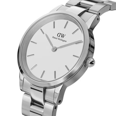 Daniel Wellington Iconic Link 36 Silver White